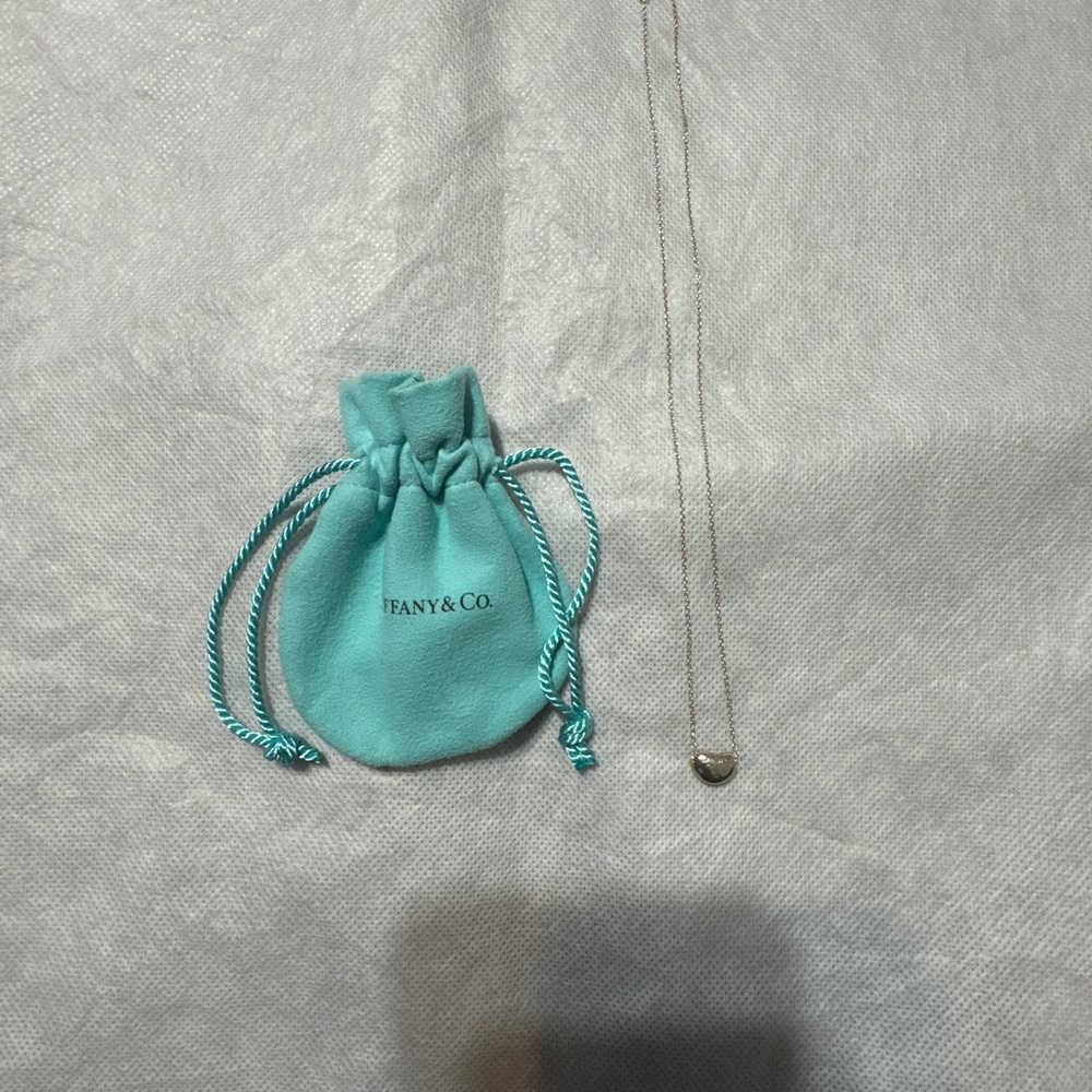 TIFFANY&Co. Necklace Bean Elsa Peretti Silver 925